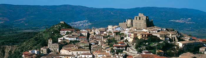 Veduta aerea della Calabria
